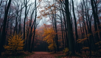 Obraz premium morning in the forest