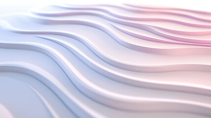 Obraz premium Pastel Wave Surface Abstract Design Background with Soft Texture and Gentle Color Gradient Art