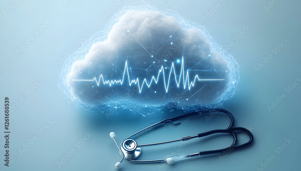 Aufkleber cloud computing medical data analysis
