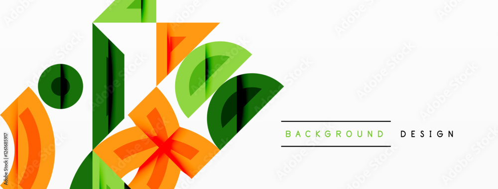 Poster abstract geometric background shapes forming a modern, symmetrical pattern. bold contrast, smooth gr