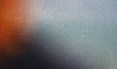 Colorful vibrant retro grainy gradient texture background. Vintage noise texture banner poster...