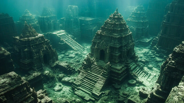 Mesmerizing Underwater Ruins of the Legendary Dwarka City in India