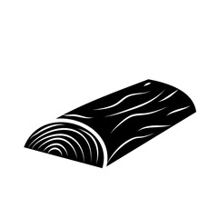 material wood log cartoon