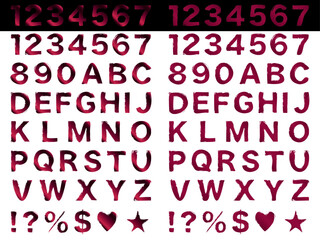 文字、筆、11ワイン