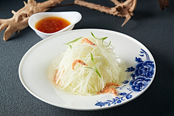 Shredded Kale with Krill Sauce