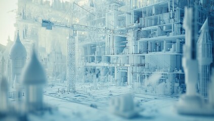 Frozen City Construction Site