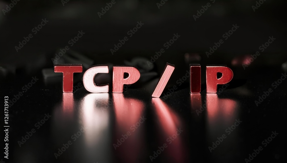 Poster tcp/ip networking protocol: essential for modern communication
