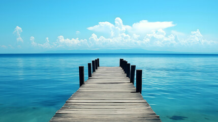 Obraz premium Wooden Pier 