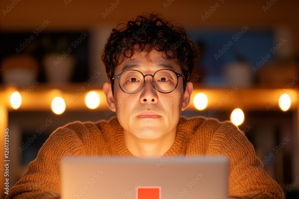 Poster contemporary cybersecurity alert phishing detection for remote workers in cozy home setup - enhancin