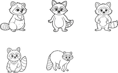 Obraz premium set of animals