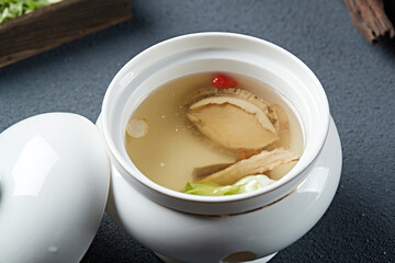 Abalone, wolfberry, angelica and codonopsis soup