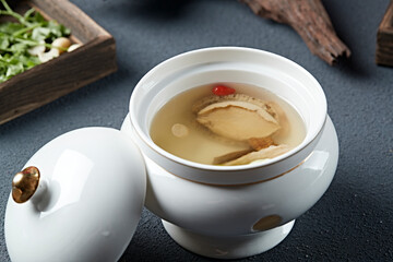 Abalone, wolfberry, angelica and codonopsis soup