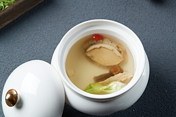 Abalone, wolfberry, angelica and codonopsis soup