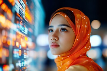 Futuristic Pharma Strategy Diverse Team Merges Data Visualization with AI in Modern Corporate Setting - Enhancing Healthcare Innovation and Security