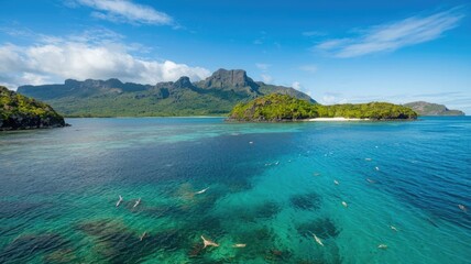 Fototapeta premium lake in the mountains