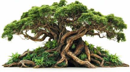 Ancient tree beauty enchanted forest nature photography lush environment ground level organic growth concept