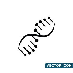 Fototapeta premium Simple DNA Icon Design Template 