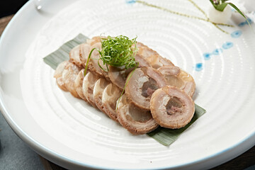 Beef tripe roll beef tendon slices
