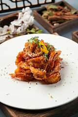 Sautéed Caramelized Garlic Shrimp with Quinoa