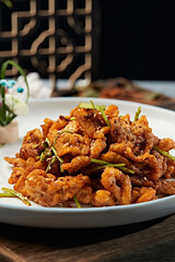 Deep-fried cumin beef