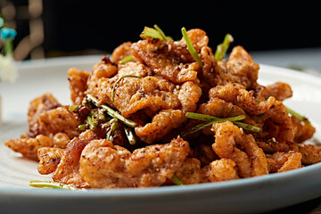 Deep-fried cumin beef