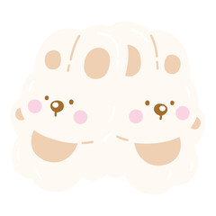 Cute Rabbit with Heart