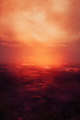 Dynamic Dance of Molten Rock: The Raw and Elemental Power of Lava in a Volcanic Landscape