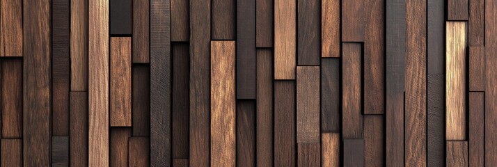 Rustic Brown Wooden Paneling Texture: A captivating display of rich wood tones and varied textures, perfect for interior design inspiration.