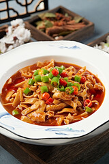 Shredded Lamb Tripe in Rice and Pepper Soup