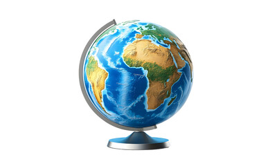 Globe spinning, world map, geography lesson, educational tool, classroom background
