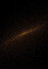 Fototapeta premium Abstract Black and Gold Glitter Texture Background
