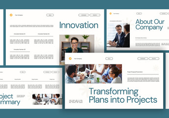 Cream Blue Yellow Modern Project Proposal Presentation Layout