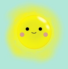 Morning Screen Mode, sun in the morning for background 