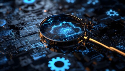 Magnifying Cloud Computing Chip on Circuit Board