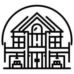 Luxury Home Vector Icon