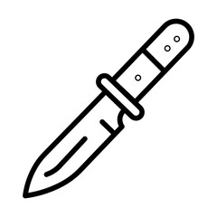 Murder Weapon Vector Icon