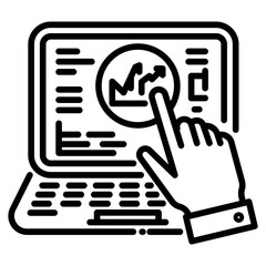 Data Analytics Vector Icon