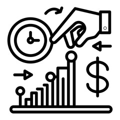 Sales Conversion Vector Icon