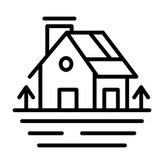 Farmhouse Vector Icon