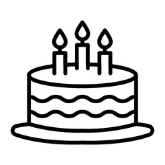 Birthday Napkins Vector Icon
