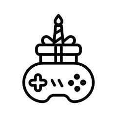 Birthday Game Vector Icon