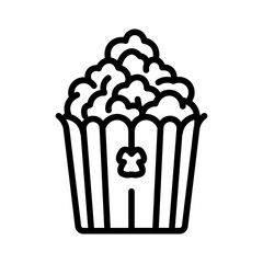 Popcorn Box Vector Icon