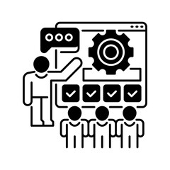 Workshop line icon. Universal creative premium symbol. Vector sign icon logo template. Vector illustration