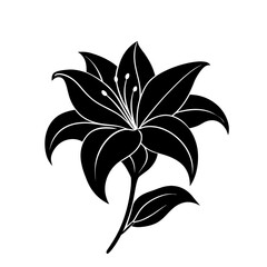 Lili Flower Silhouette