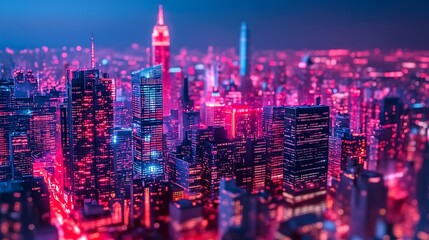 Fototapeta premium new york city skyline