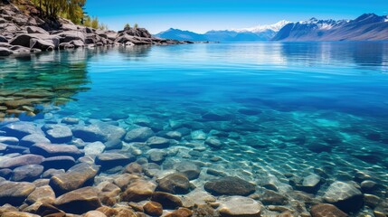 Fototapeta premium reflection water transparent