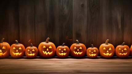 Fototapeta premium festive orange halloween background