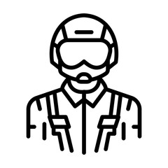 Flight Suit Icon