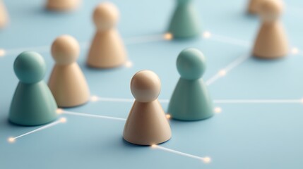 Obraz premium Modern networking fostering collaboration and social interaction in business environments