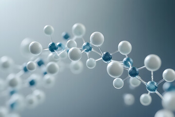 3D Molecular Visualization of Leucine: Essential Amino Acid in Protein Synthesis